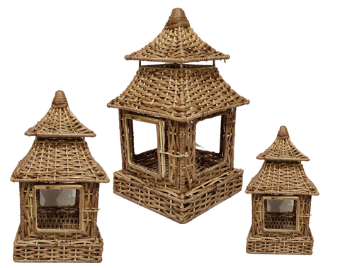 LARGE WICKER PAGODA