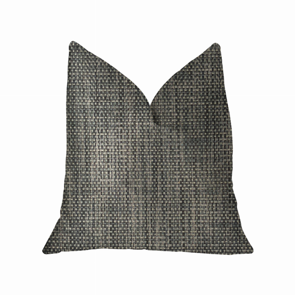 Plutus Luxury Throw Pillow (Blue Mixed Variety 3)